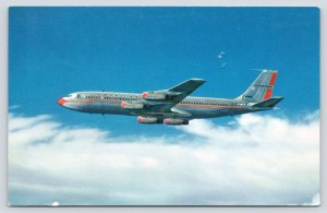 Postcard American Airlines Airline Issue 707 Jet. P1