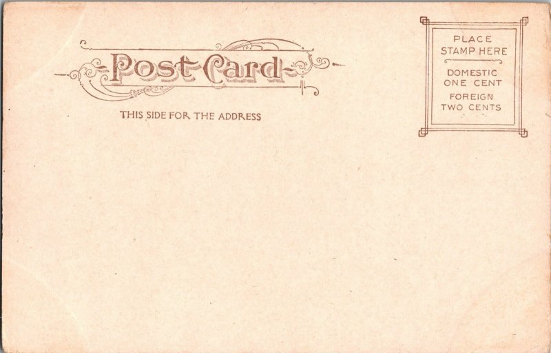 Antique POSTCARD Black Americana Rag Pickers African American Boys JY11