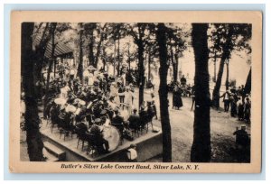 Butler's Silver Lake Concert Band Silver Lake New York NY Unposted Postcard