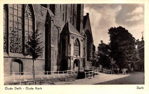 Oude Delft Met Oude Kerk Delft Holland Postal Used Unknown 