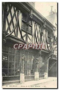 Old Postcard Bourges House of the White Queen