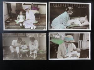 Actress GLADYS COPPER inc DAUGHTER & HUSBAND Collection of 10 Old RP Postcards