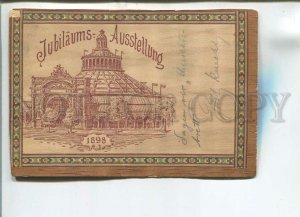 482538 Austria 1898 year Anniversary exhibition advertising wooden postcard