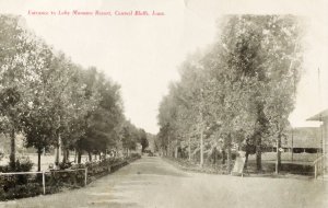 Entrance  to Lake Manawa Resort Council Bluffs Iowa