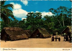 CPM SURINAME-Typical bushnegro huts (330345)