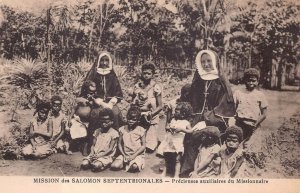 MISSIONARY SEPTENTRIONALES SOLOMON ISLANDS POSTCARD (c. 1910)