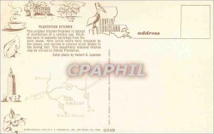 Postcard Old Plantation Louisiana Kitchen