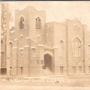 RPPC Baptist Church Blackfoot Idaho Real Photo Postcard pc3524