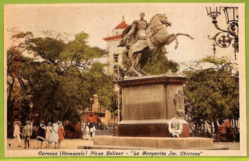 af2872 - VENEZUELA - VINTAGE POSTCARD - Caracas - Plaza Bolivar