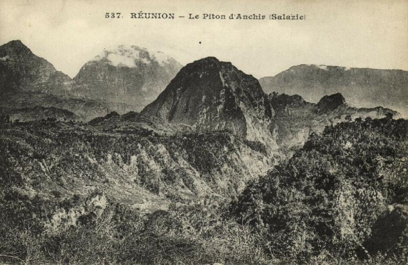 reunion, Le Piton d'Anchir (1899) Messageries Maritimes