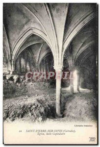 Old Postcard Saint Pierre sur Dives Church Chapter house