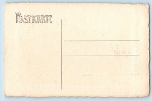 Nuremberg Bavaria Germany Postcard Bratwurst Glockein Building c1910 Unposted