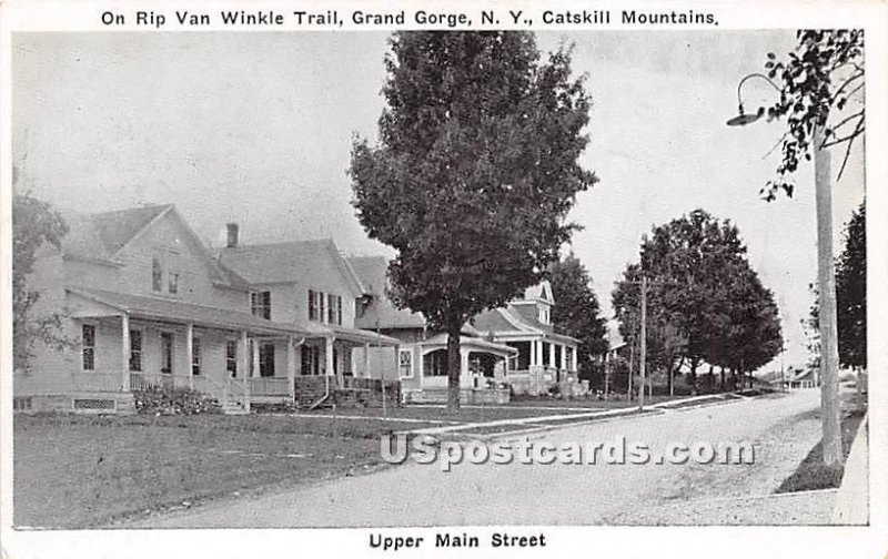 Upper Main Street, Rip Van Winkle Trail - Grand Gorge, New York NY  
