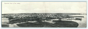 1908 Panorama View of Port Arthur Ontario Canada Posted Antique Postcard 