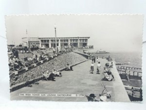 The Wish Tower Sun Lounge Eastbourne Sussex Vintage RP Postcard 1964