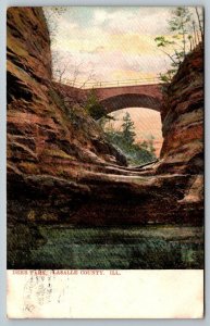 Deer Park  Lasalle County  Starved Rock  Illinois    Postcard  1909