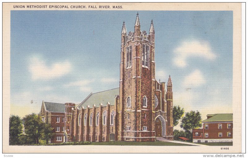 FALL RIVER, Massachusetts, 1930-1940's; Union Methodist Episcopal Church