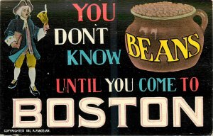 c1910 Boston Massachusetts artist impression Postcard 26-285