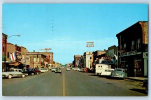 Escanaba Michigan Postcard Ludington Street Toward Little Bay Denoc 1958 Vintage