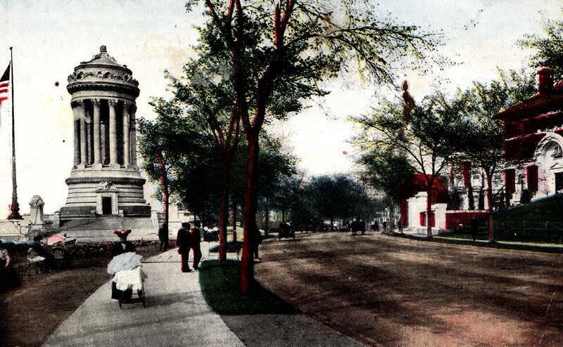 Soldiers & Sailors Monument New York,NY Irving Underhill Vintage Postcard