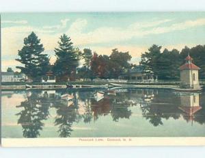 Divided-Back LAKE SCENE Concord New Hampshire NH hp6711