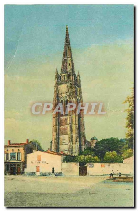 Old Postcard Marennes The Tower monument Class