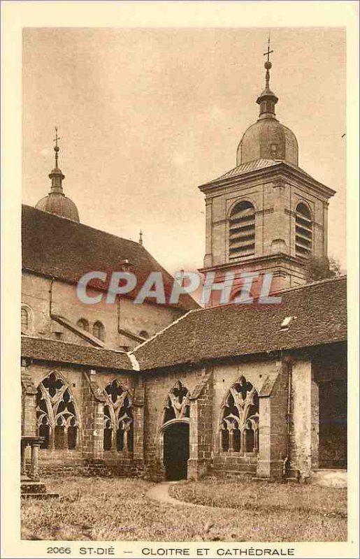 Old Postcard st 2066 die cloister and cathedral