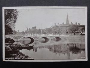 Bedfordshire: BEDFORD from River Bank - Old Postcard by W.P. Mayo, Stationers