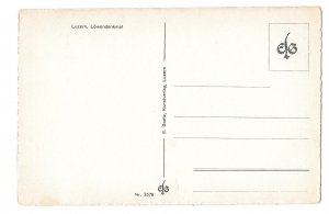 Lowendenkmal Luzern Lion of Lucerne Monument Switzerland Vintage Goetz Postcard