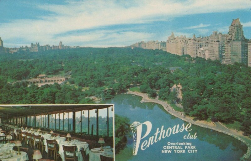 America Postcard - Penthouse Club, Central Park, New York City  RS24846