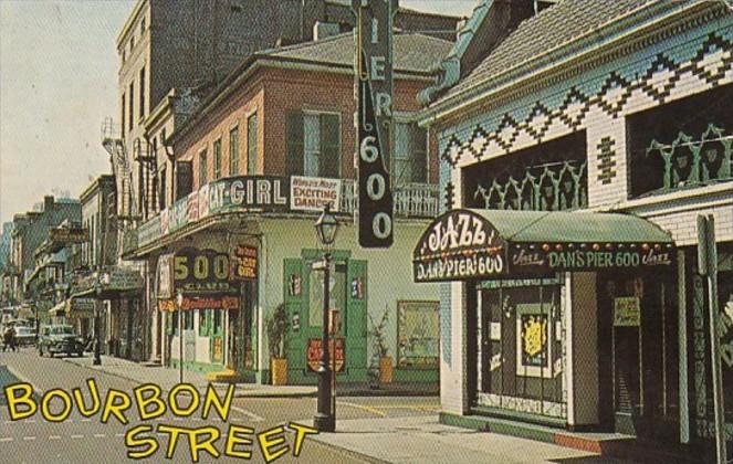 Louisiana New Orleans Bourbon Street 1965