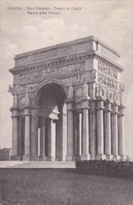 Italy Genova Arco Trionfale Tempio au Caduti Piazza della Vittoria