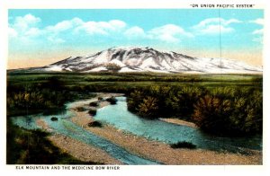 Utah Elk Mountain and Medicne Bow River