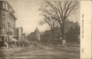 Southbridge MA Main St. 1911 Used Postcard