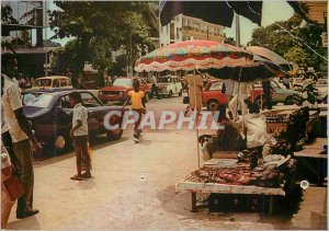 Postcard Modern Libreville (Gabon) Street Scene