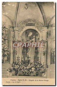 Postcard Old Church Pontoise N D Chapel of the Holy Virgin