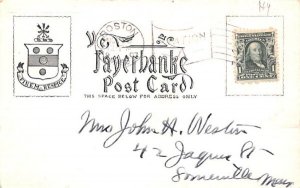 The Old Fairbanks House Dedham, Massachusetts Postcard