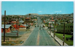 BUTTE, MT Montana ~ Montana STREET SCENE c1950s Cars Safeway Postcard