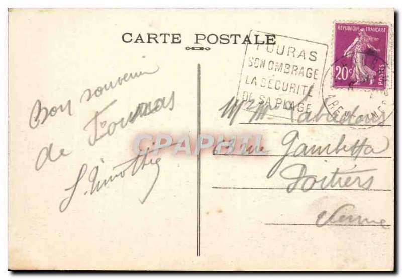 Old Postcard Beach Fouras