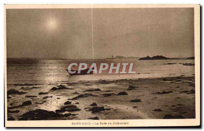 Old Postcard Saint Malo La Rade to Crapusoule