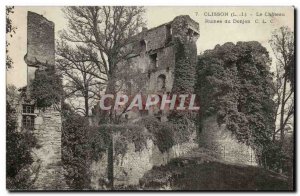 Clisson - Le Chateau - Dungeon Ruins - Old Postcard