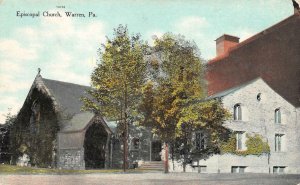 WARREN, PA Pennsylvania      EPISCOPAL CHURCH     1911 Postcard