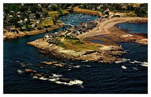 Postcard AERIAL VIEW SCENE Ogunquit Maine ME AQ4767