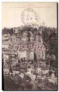 Old Postcard Lot Rocamadour View Chateau