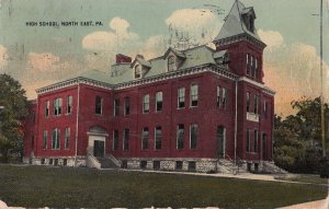 Postcard High School North East PA