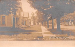 West Chicago Street in Quincy, Michigan