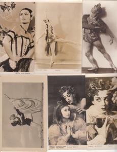 Ballet Comus Margaret Dale Peggy Praagh Robert Helpmann Margot Fonteyn RP x 6