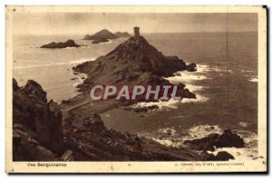 Old Postcard Corsica Ajaccio Sanguinaires Islands