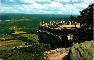 Lovers Leap Rock City Atop Lookout Mountain Color King Walter Cline Postcard 