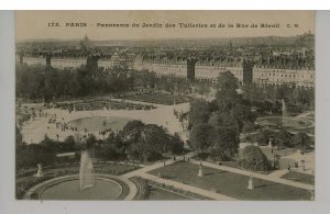 France - Paris. Tuileries Gardens & Rivoli Street